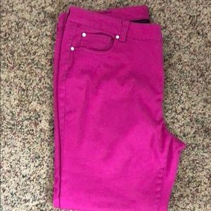 Celebrity Pink colored jeans